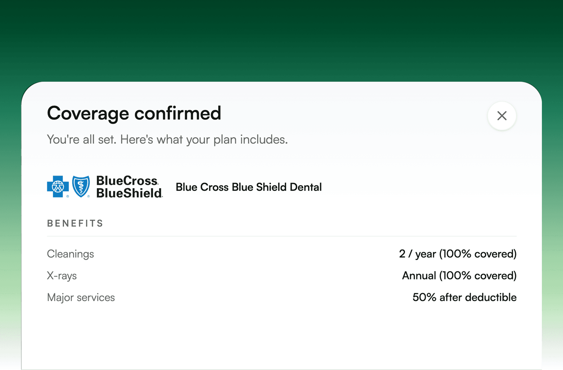 Smart prequalification section visual